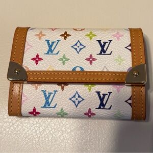 Louis Vuitton x Takashi Murakami Monogram Multicolor Porte Monnaie Plat